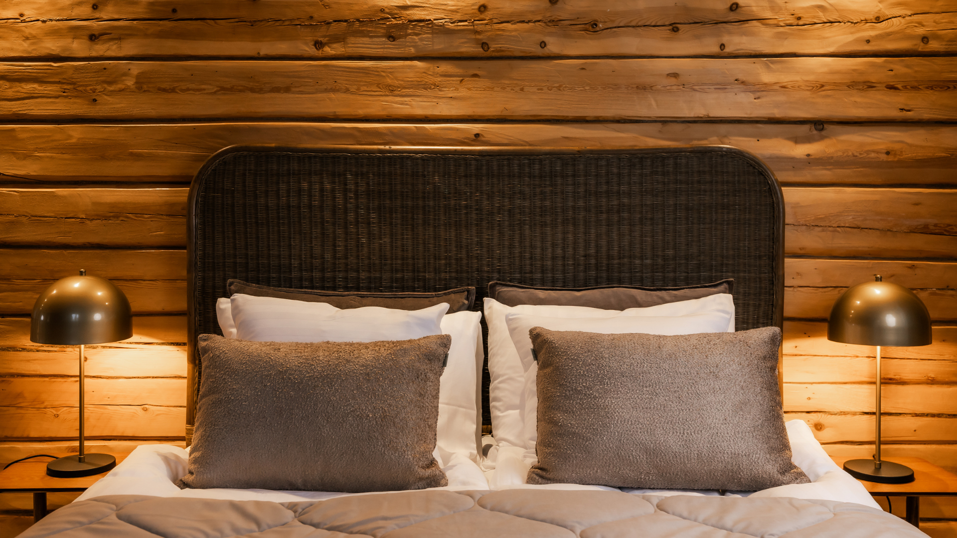 Cama de la suite estudio Teacher’s Chambers en Skýra Retreat, Laponia finlandesa